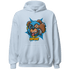 Powder Blue 9s Hoodie Match Money Motive BER - NastyJamz