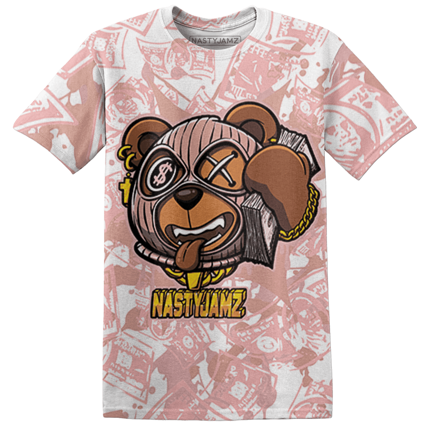 Low Legend Pink 11s T Shirt Match Money Motive BER 3D All-Over Print - NastyJamz