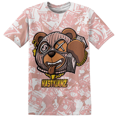 Low Legend Pink 11s T Shirt Match Money Motive BER 3D All-Over Print - NastyJamz