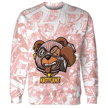 Low Legend Pink 11s Sweatshirt Match Money Motive BER 3D All-Over Print - NastyJamz