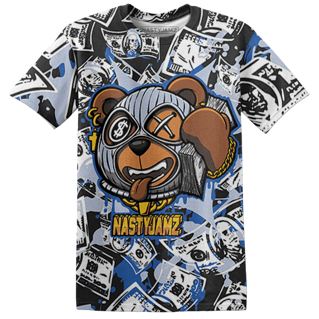 Low Space Jamz 11s T Shirt Match Money Motive BER 3D All-Over Print - NastyJamz