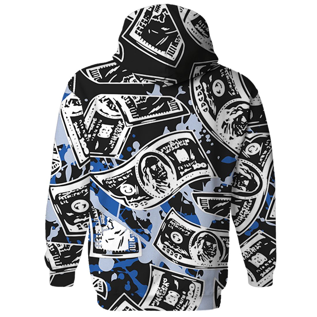 Low Space Jamz 11s Hoodie Match Money Motive BER 3D All-Over Print - NastyJamz