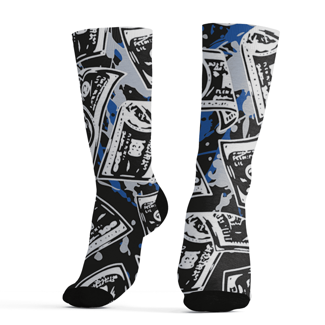 Low Space Jamz 11s Socks Match Money Motive BER 3D All-Over Print - NastyJamz