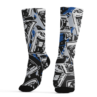 Low Space Jamz 11s Socks Match Money Motive BER 3D All-Over Print - NastyJamz