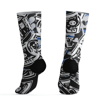 Low Space Jamz 11s Socks Match Money Motive BER 3D All-Over Print - NastyJamz