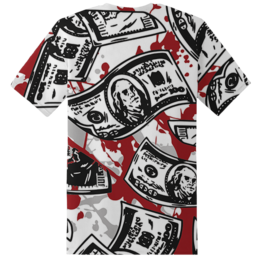 Retro Red Taxi 12s T Shirt Match Money Motive BER 3D All-Over Print - NastyJamz