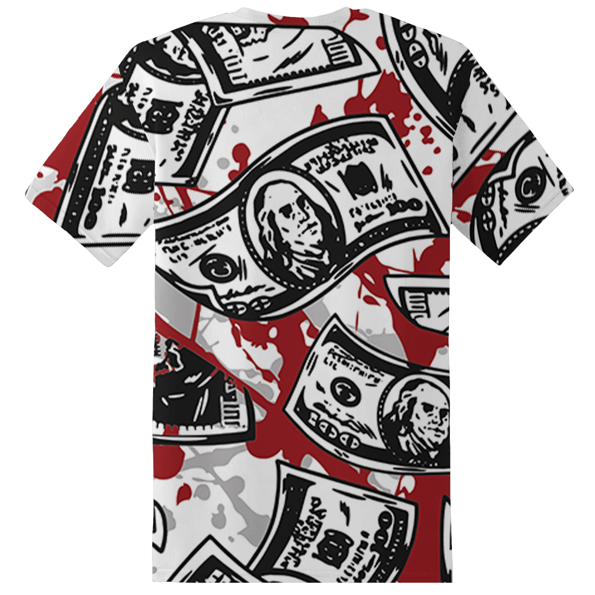 Retro Red Taxi 12s T Shirt Match Money Motive BER 3D All-Over Print - NastyJamz