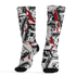 Retro Red Taxi 12s Socks Match Money Motive BER 3D All-Over Print - NastyJamz