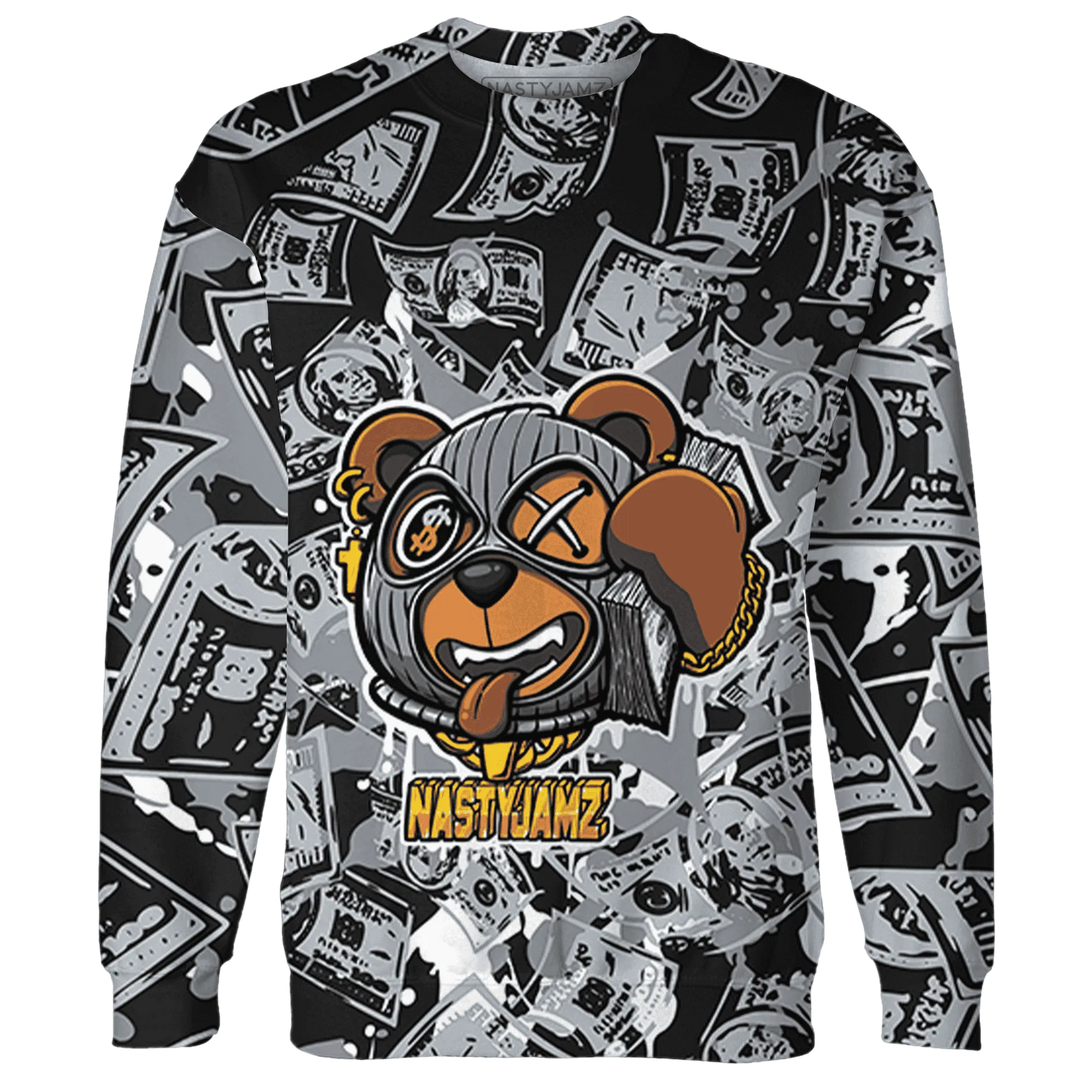 Wolf-Grey-12s-Sweatshirt-Match-Money-Motive-BER-3D