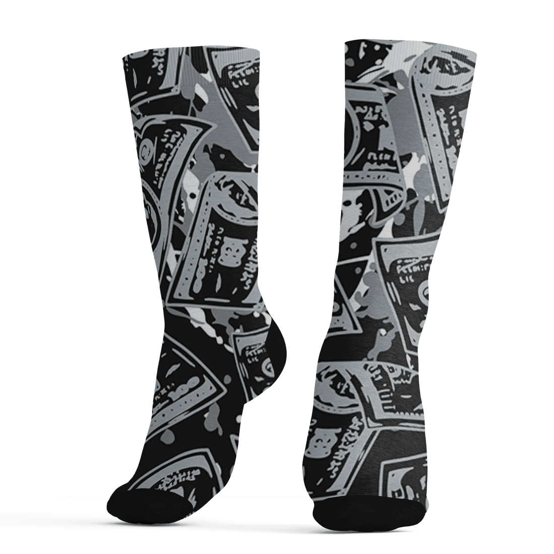 Wolf-Grey-12s-Socks-Match-Money-Motive-BER-3D