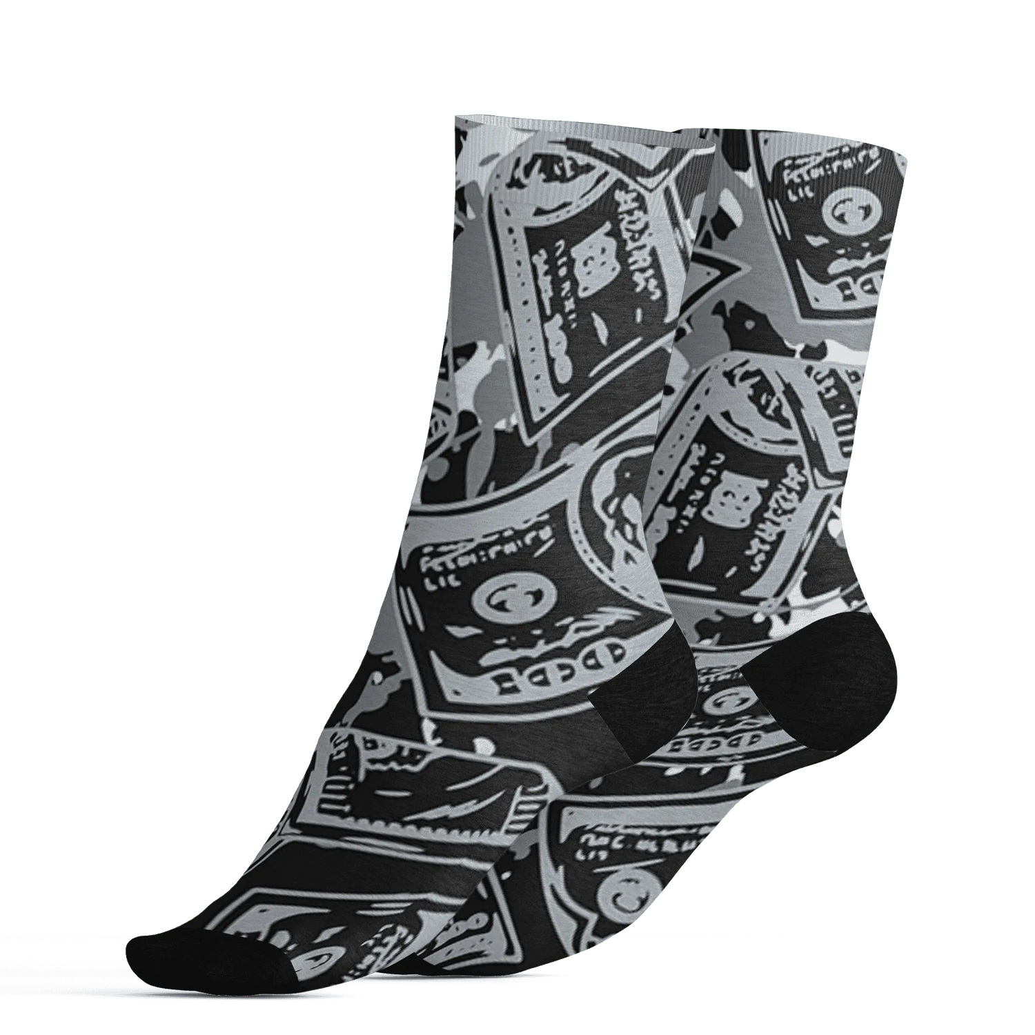 Wolf-Grey-12s-Socks-Match-Money-Motive-BER-3D