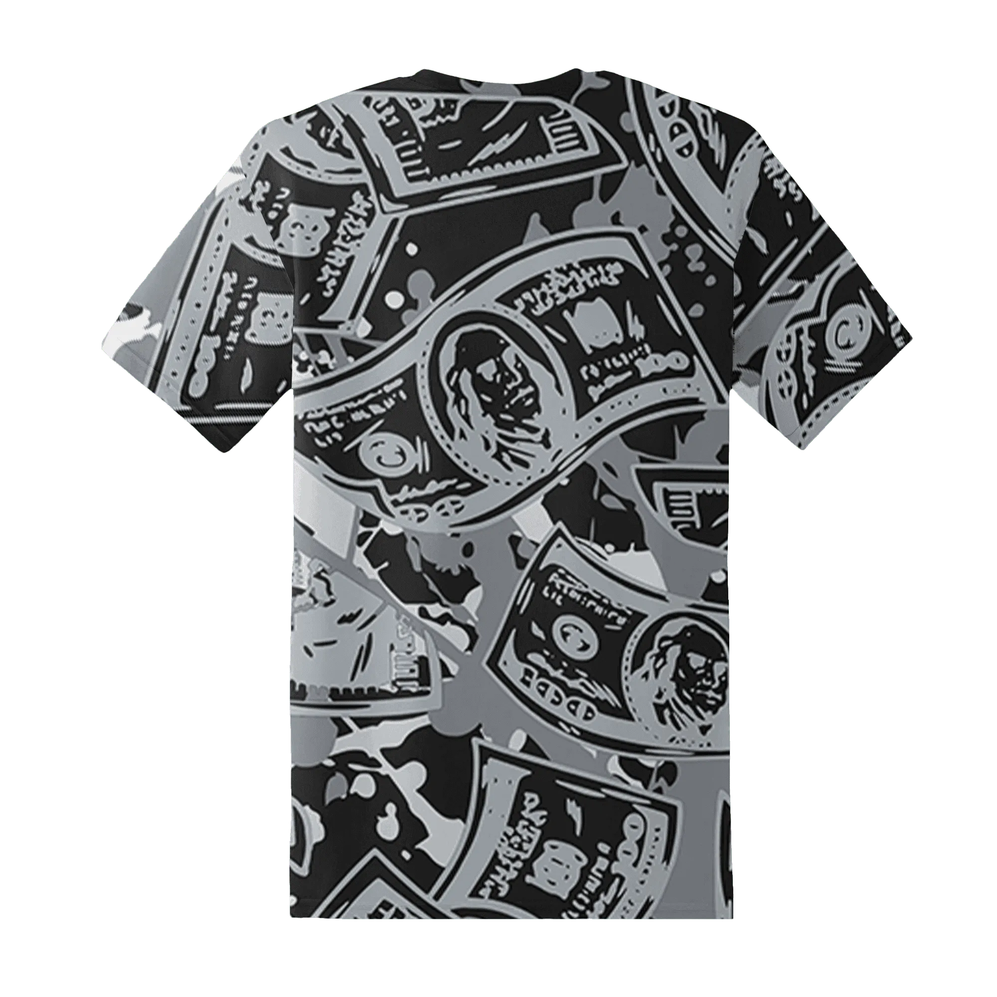 Wolf-Grey-12s-T-Shirt-Match-Money-Motive-BER-3D