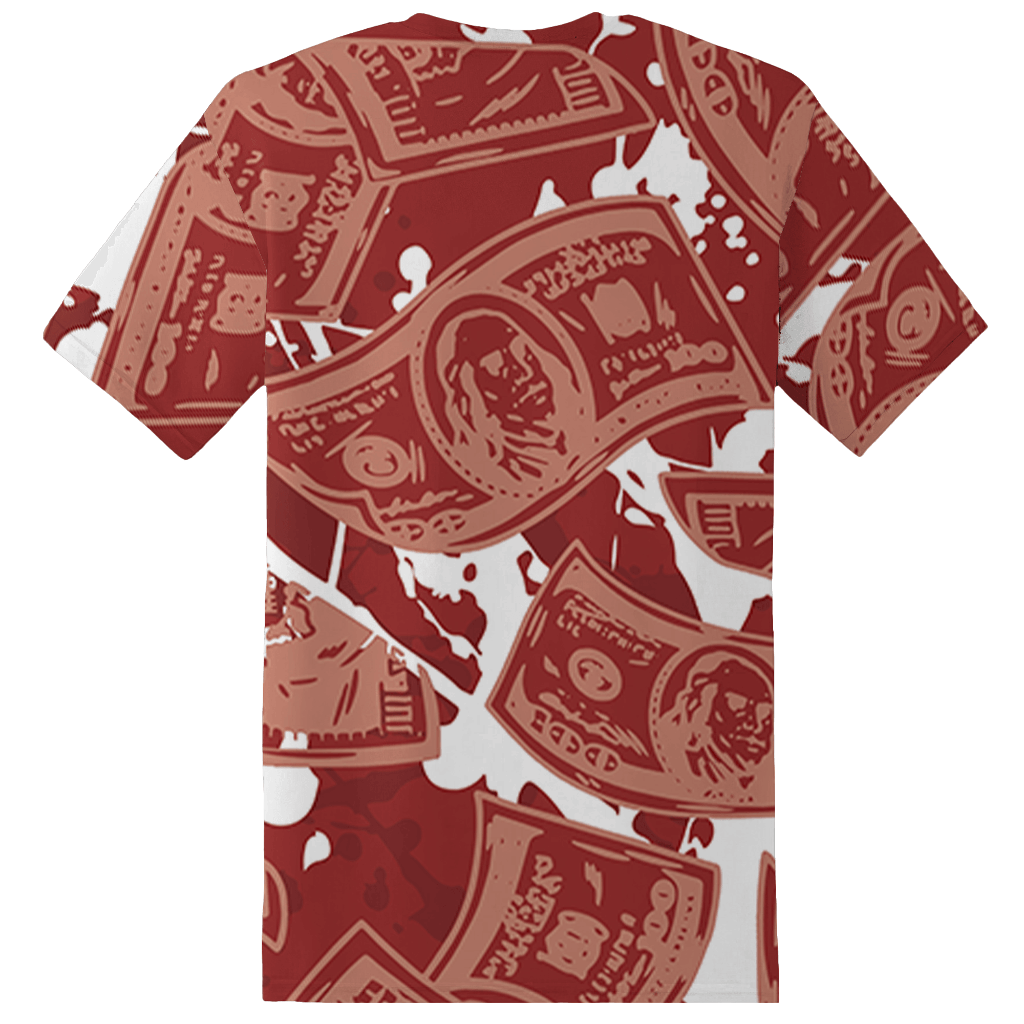 Dune Red 13s T Shirt Match Money Motive BER 3D All-Over Print - NastyJamz