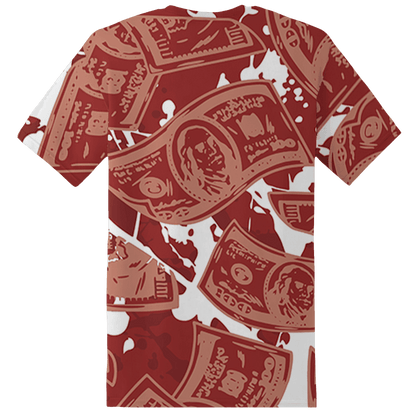 Dune Red 13s T Shirt Match Money Motive BER 3D All-Over Print - NastyJamz