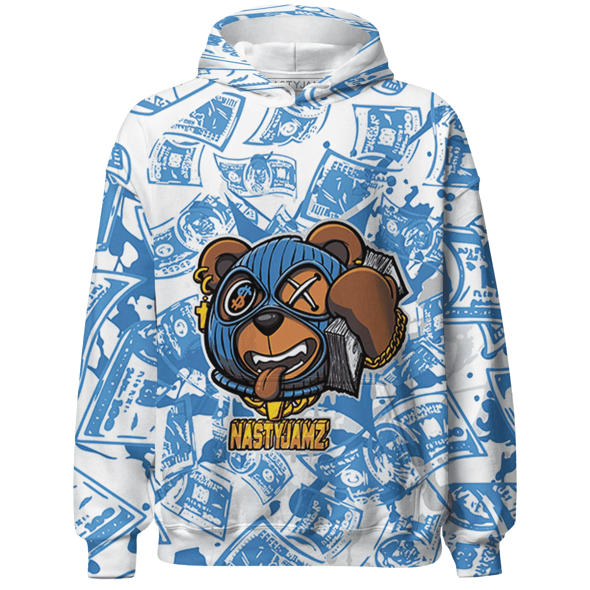 Carolina-Blue-Univercitii-17s-Hoodie-Match-Money-Motive-BER-3D