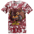 High 85 Metallic Burgundy 1s T Shirt Match Money Motive BER 3D All-Over Print - NastyJamz