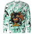 High OG Green Glow 1s Sweatshirt Match Money Motive BER 3D All-Over Print - NastyJamz