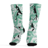 High OG Green Glow 1s Socks Match Money Motive BER 3D All-Over Print - NastyJamz