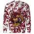 High White Team Red 1s Sweatshirt Match Money Motive BER 3D All-Over Print - NastyJamz