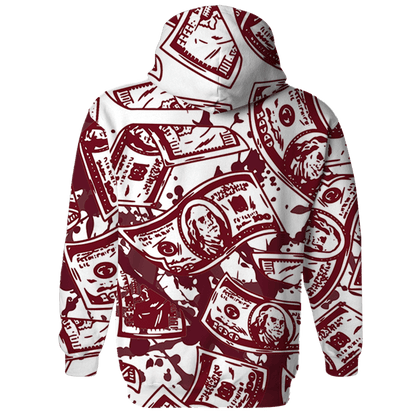 High White Team Red 1s Hoodie Match Money Motive BER 3D All-Over Print - NastyJamz