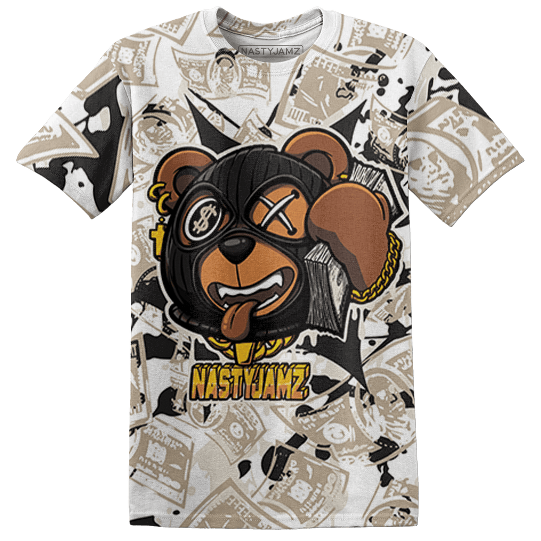 Latte 1s T Shirt Match Money Motive BER 3D All-Over Print - NastyJamz