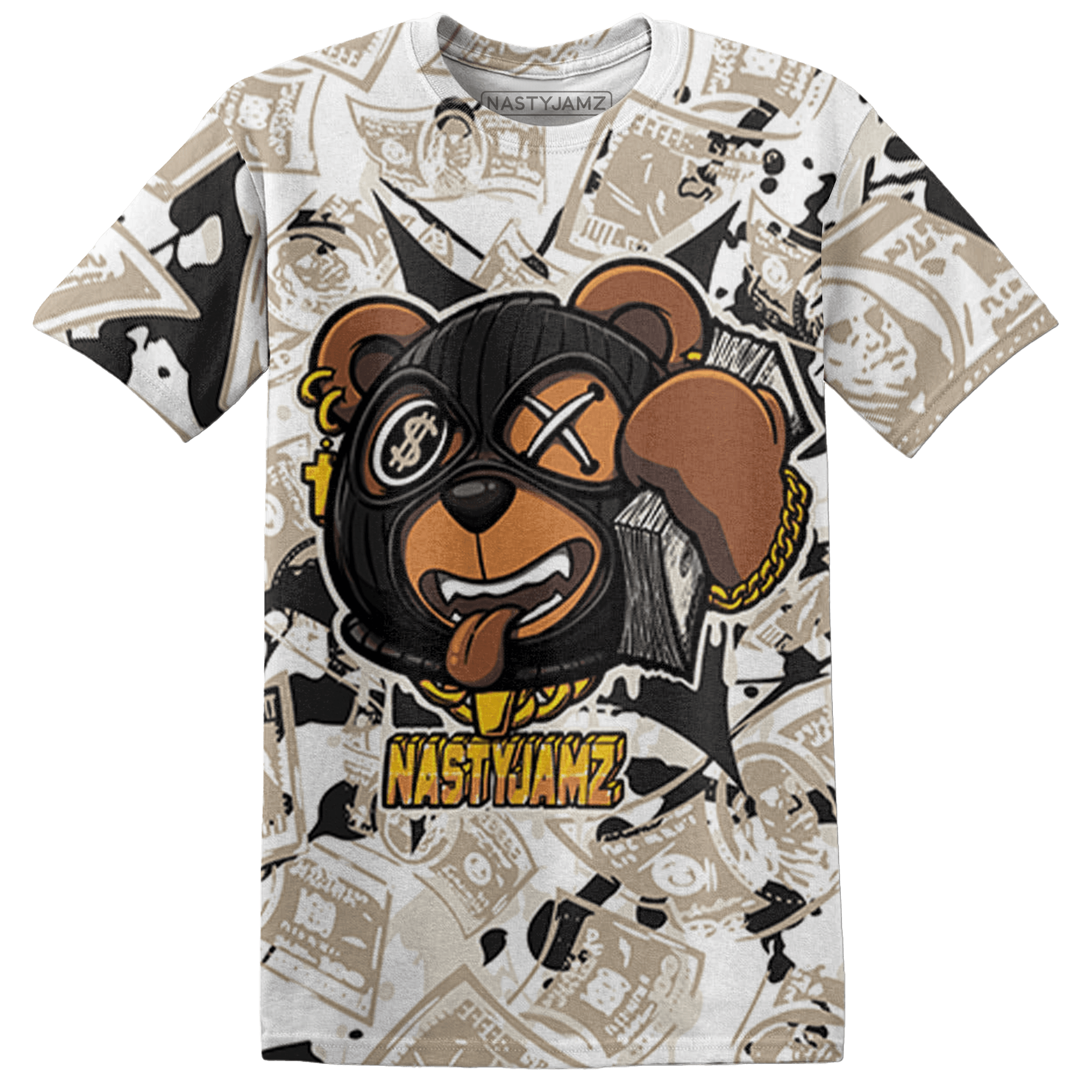 Latte 1s T Shirt Match Money Motive BER 3D All-Over Print - NastyJamz