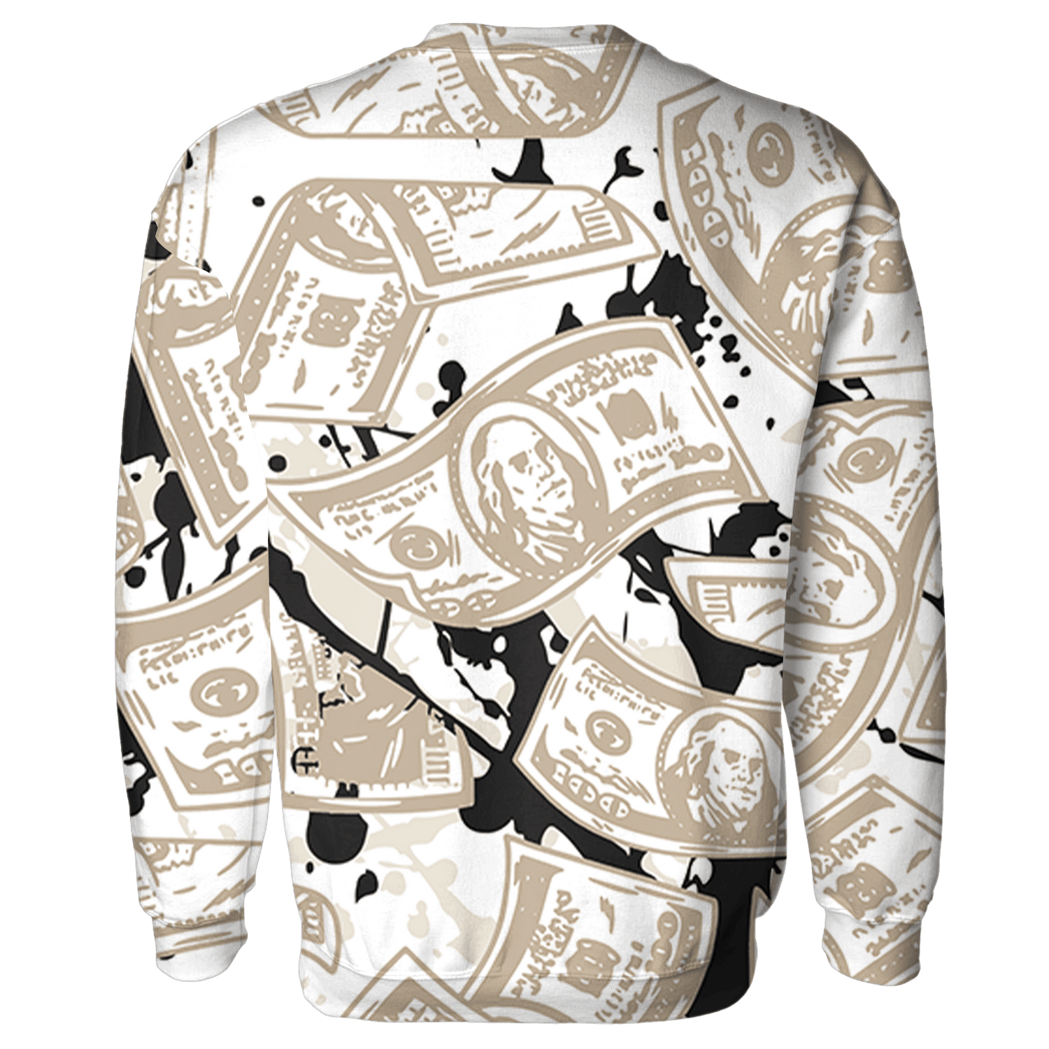 Latte 1s Sweatshirt Match Money Motive BER 3D All-Over Print - NastyJamz