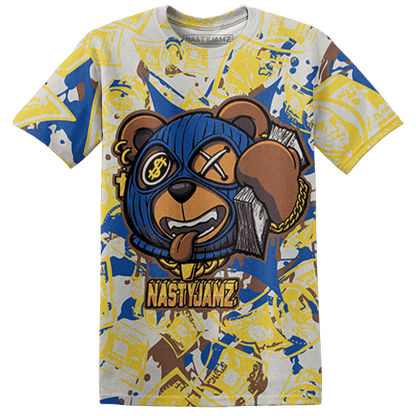 Low OG Canary TVSC 1s T Shirt Match Money Motive BER 3D All-Over Print - NastyJamz