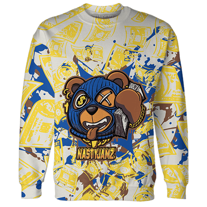 Low OG Canary TVSC 1s Sweatshirt Match Money Motive BER 3D All-Over Print - NastyJamz