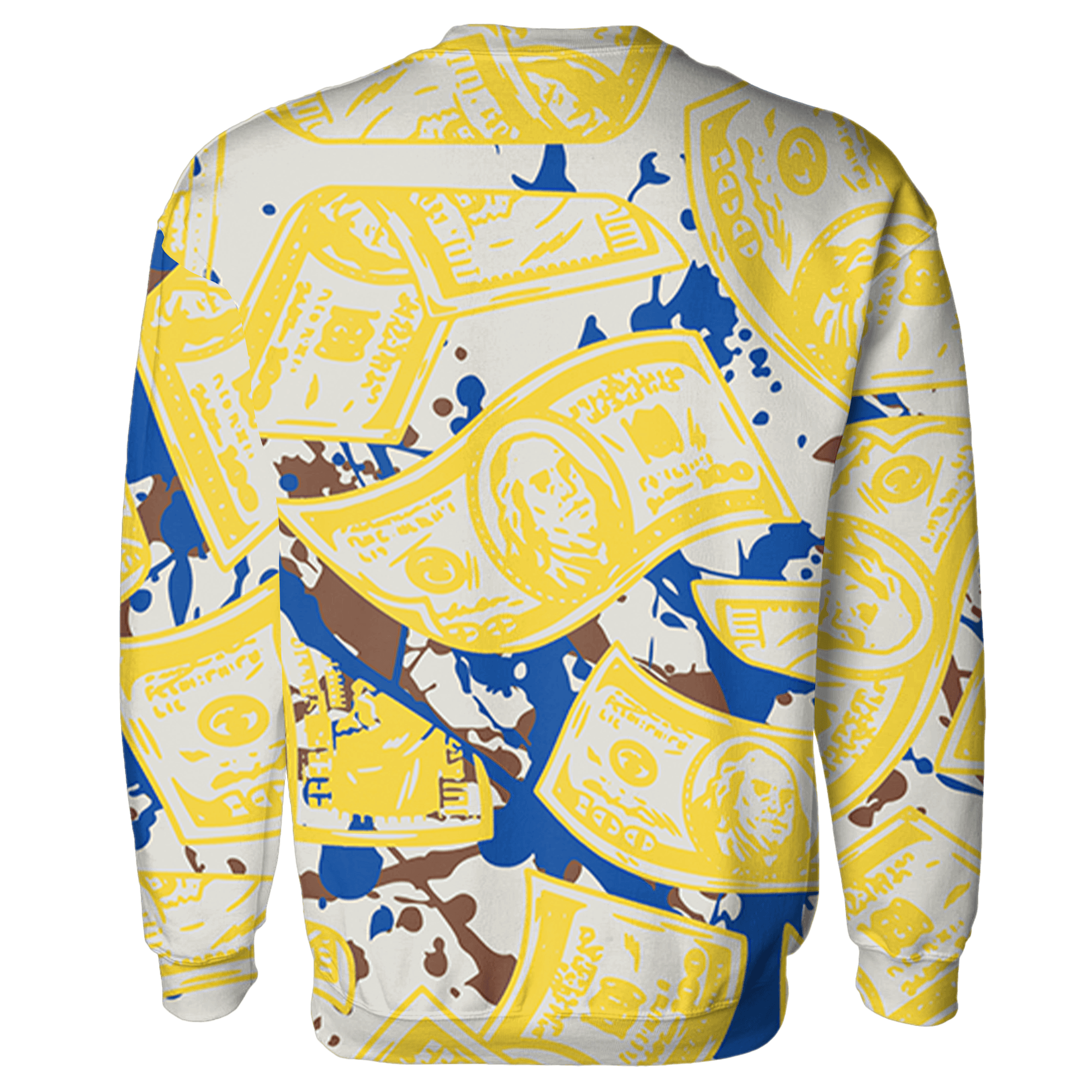 Low OG Canary TVSC 1s Sweatshirt Match Money Motive BER 3D All-Over Print - NastyJamz