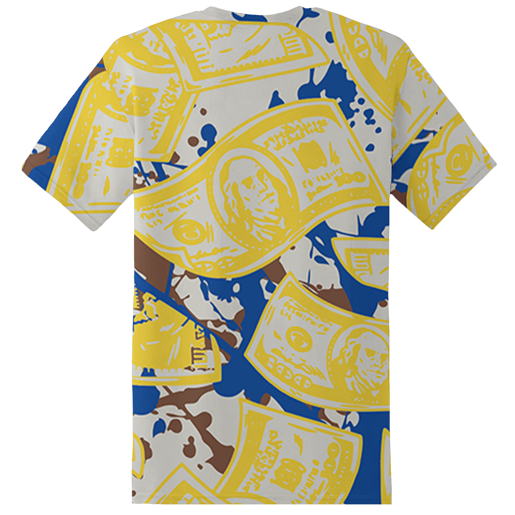 Low OG Canary TVSC 1s T Shirt Match Money Motive BER 3D All-Over Print - NastyJamz