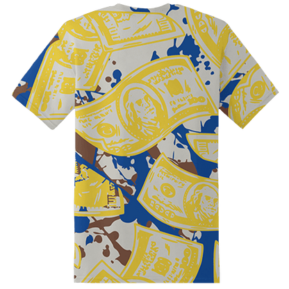 Low OG Canary TVSC 1s T Shirt Match Money Motive BER 3D All-Over Print - NastyJamz