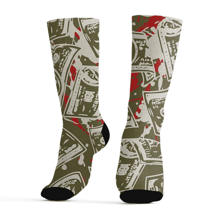 Medium-Olive-1s-Socks-Match-Money-Motive-BER-3D