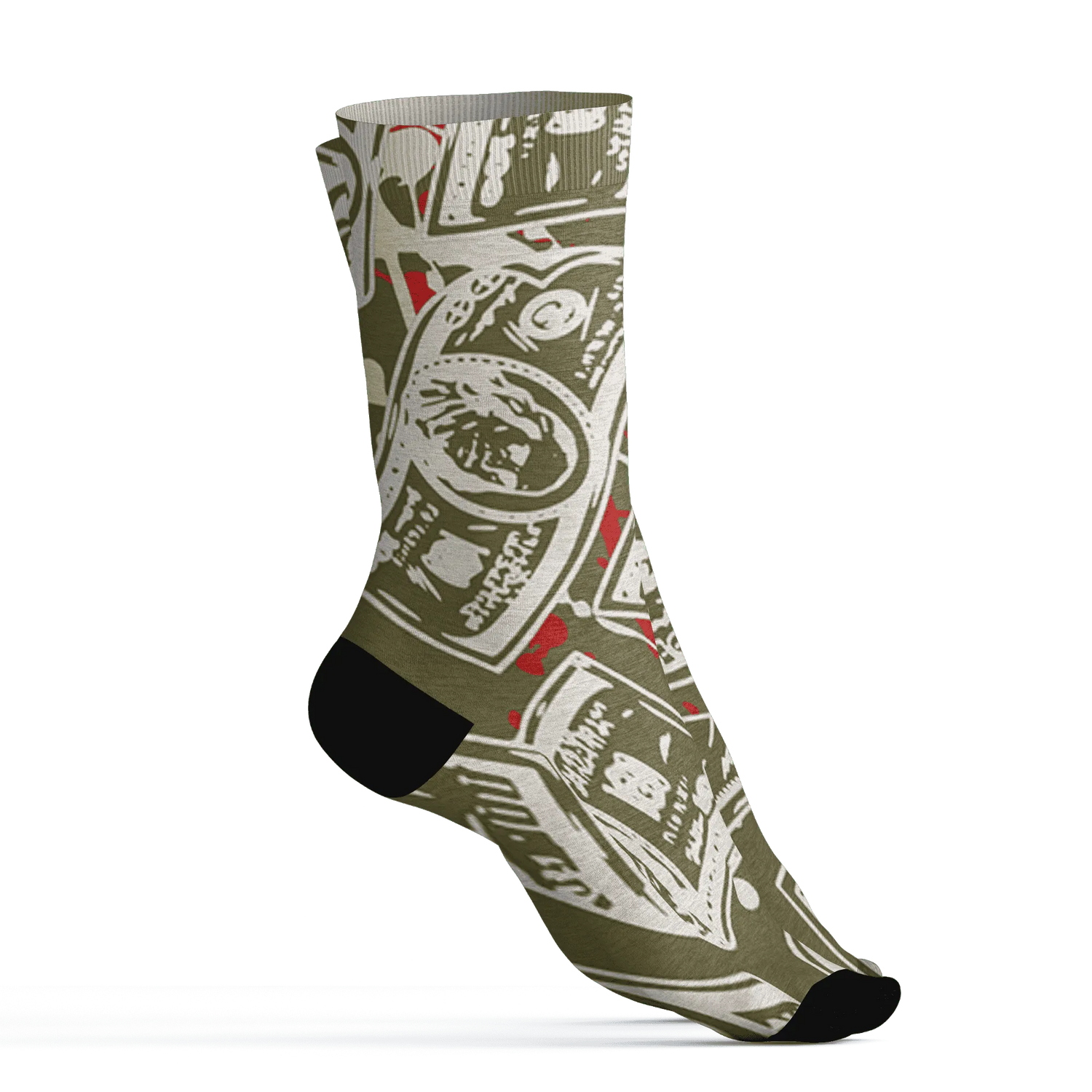 Medium-Olive-1s-Socks-Match-Money-Motive-BER-3D