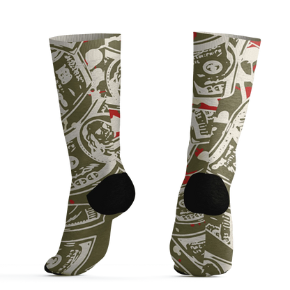 Medium-Olive-1s-Socks-Match-Money-Motive-BER-3D