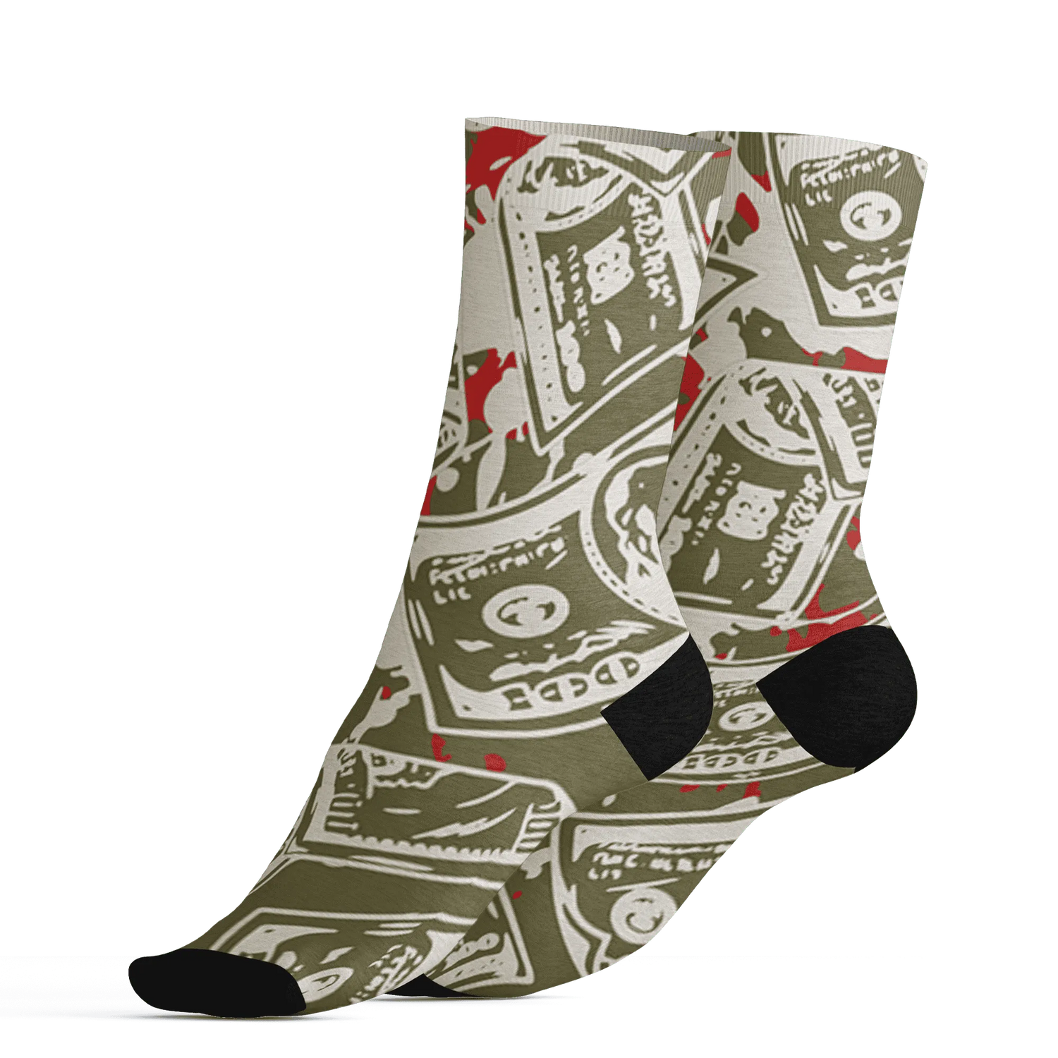 Medium-Olive-1s-Socks-Match-Money-Motive-BER-3D