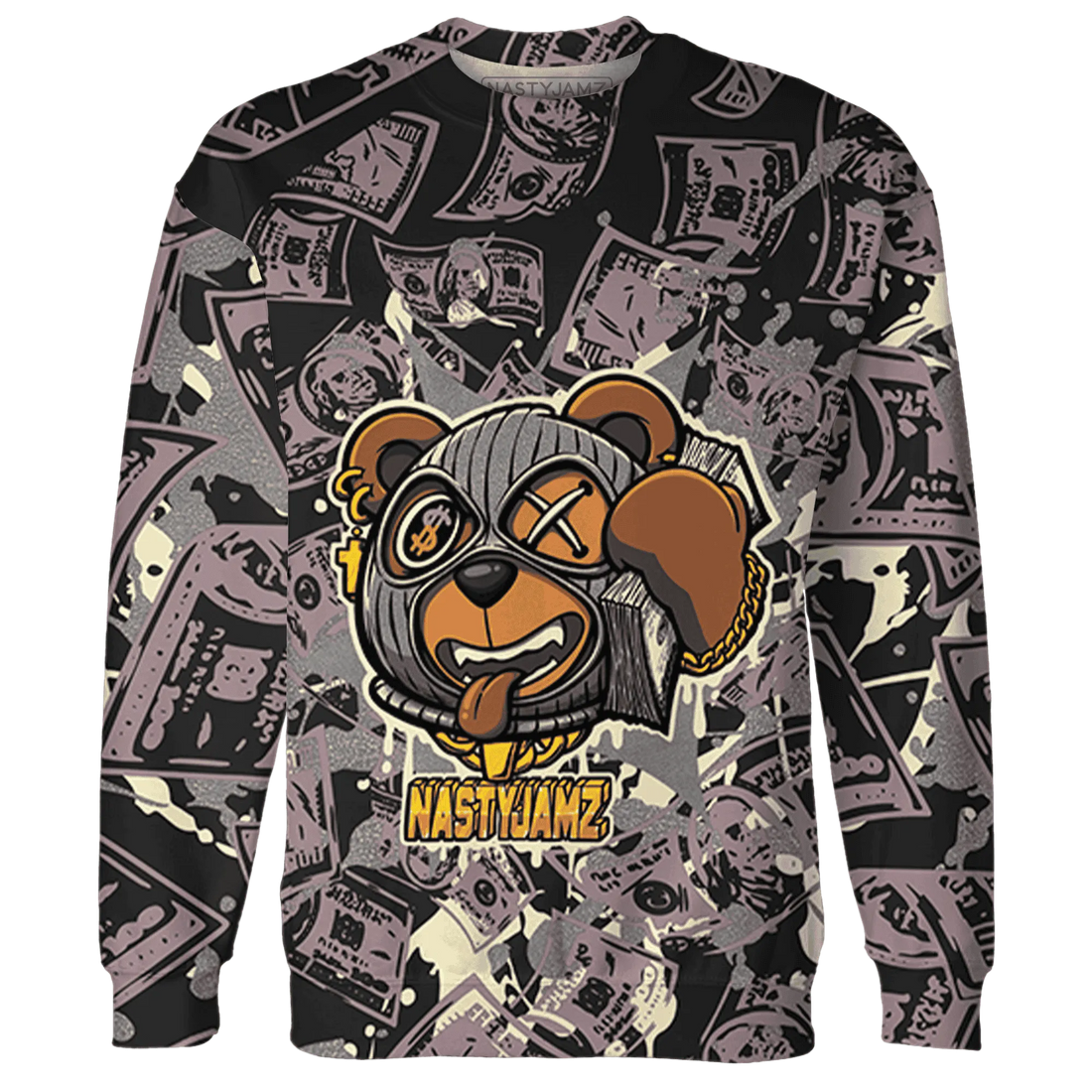Black-Violet-Ore-3s-Sweatshirt-Match-Money-Motive-BER-3D