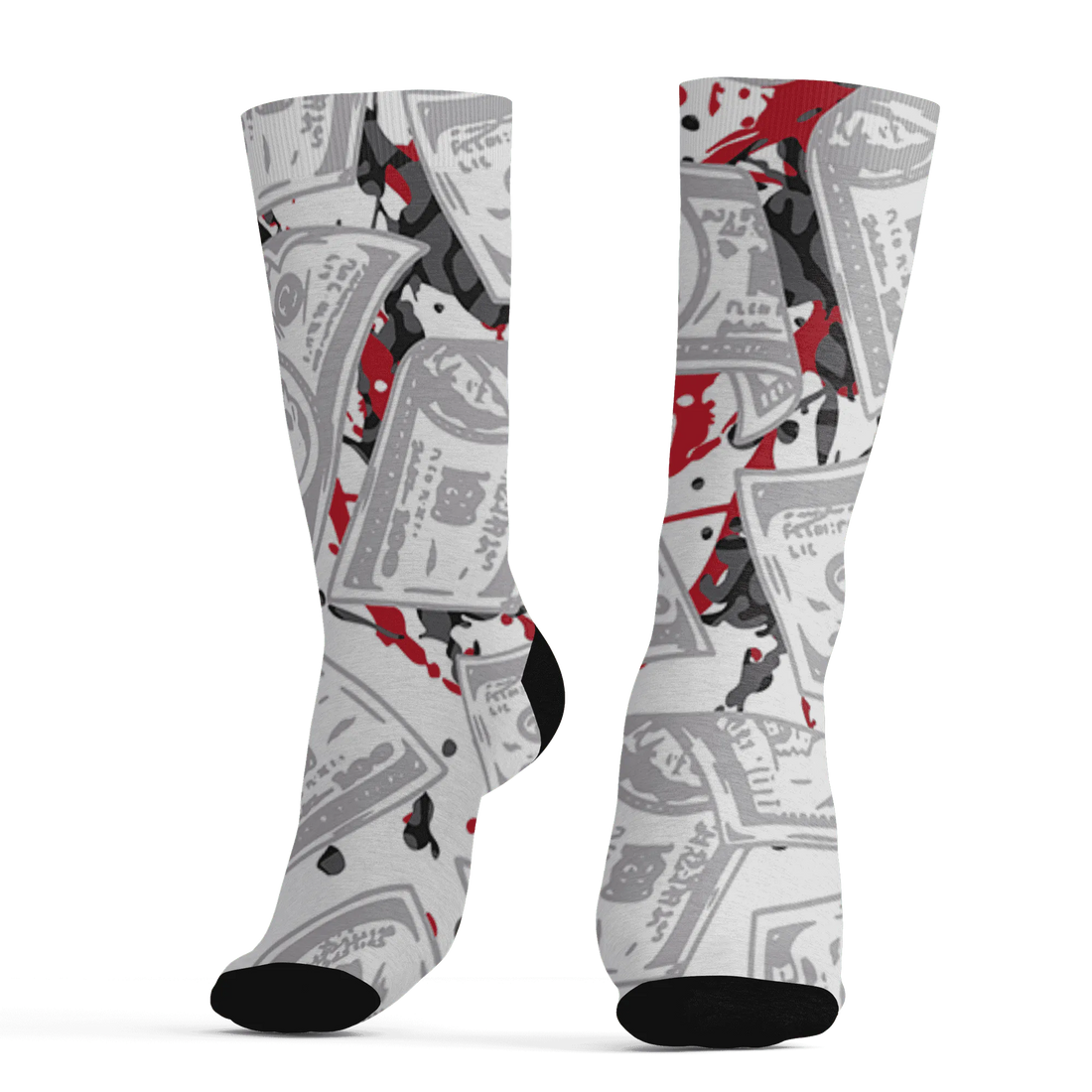 Cement-Grey-3s-Socks-Match-Money-Motive-BER-3D