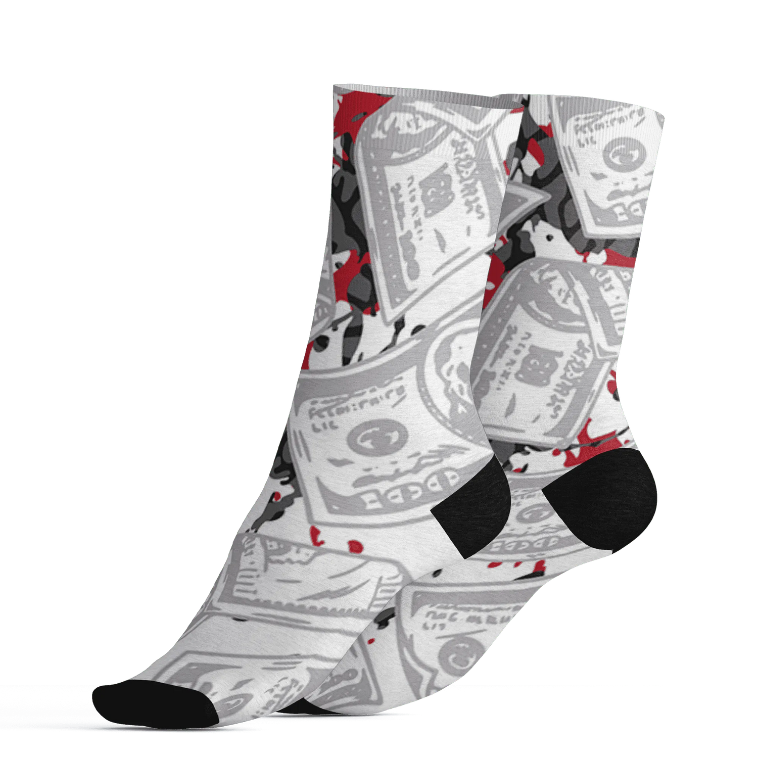 Cement-Grey-3s-Socks-Match-Money-Motive-BER-3D