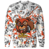 Georgia Peach 3s Sweatshirt Match Money Motive BER 3D All-Over Print - NastyJamz
