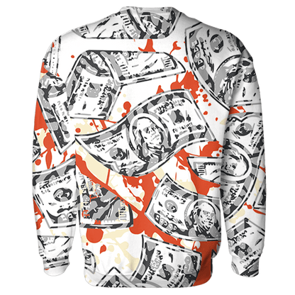 Georgia Peach 3s Sweatshirt Match Money Motive BER 3D All-Over Print - NastyJamz