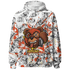 Georgia Peach 3s Hoodie Match Money Motive BER 3D All-Over Print - NastyJamz