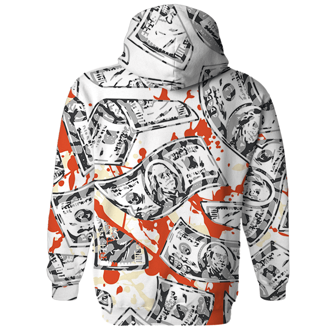 Georgia Peach 3s Hoodie Match Money Motive BER 3D All-Over Print - NastyJamz