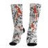 Georgia Peach 3s Socks Match Money Motive BER 3D All-Over Print - NastyJamz