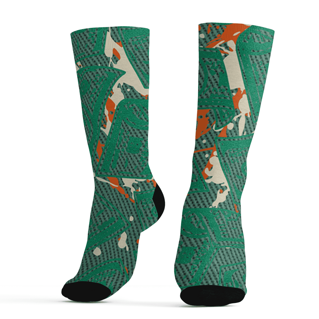 Nina CN Abney 3s Socks Match Money Motive BER 3D All-Over Print - NastyJamz