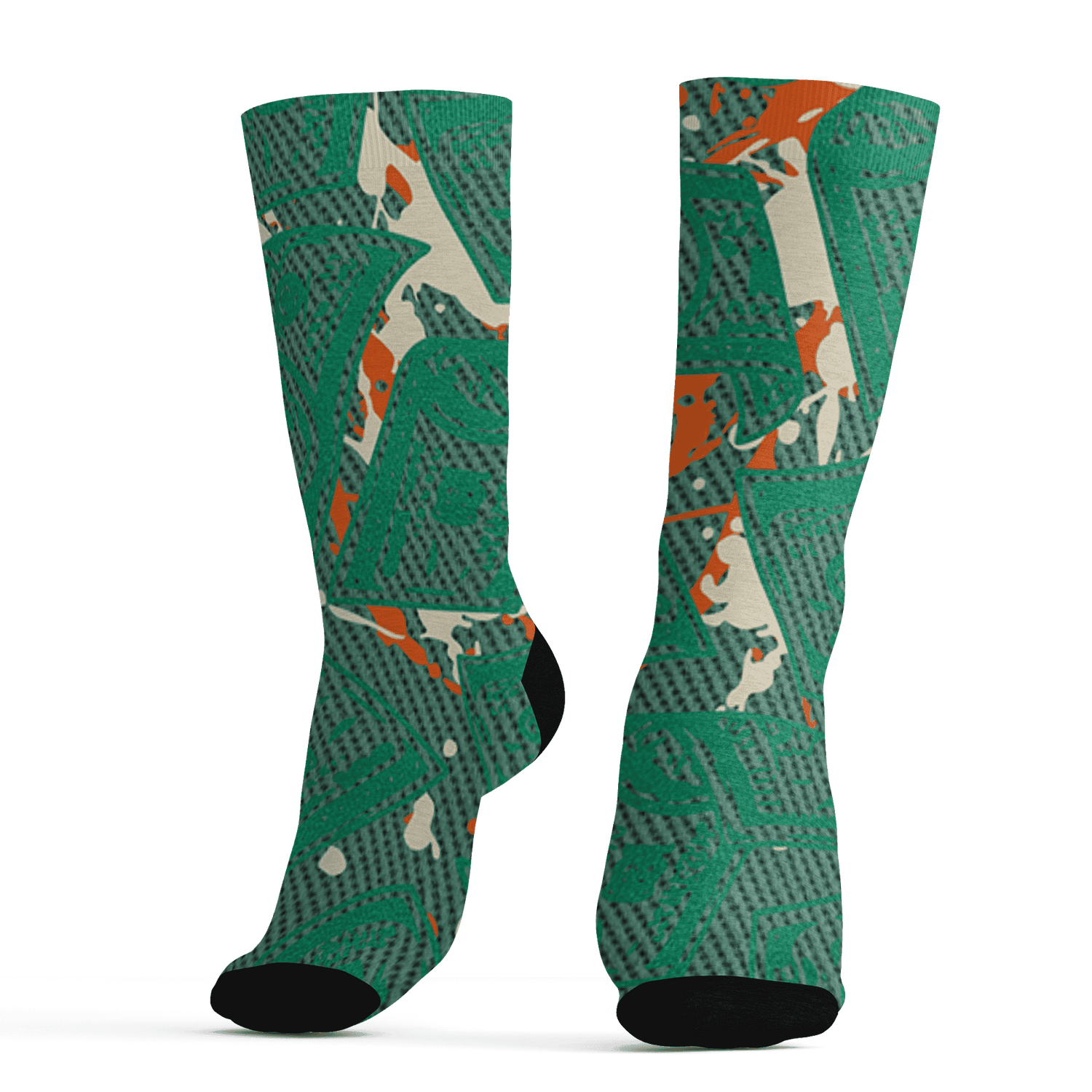 Nina CN Abney 3s Socks Match Money Motive BER 3D All-Over Print - NastyJamz