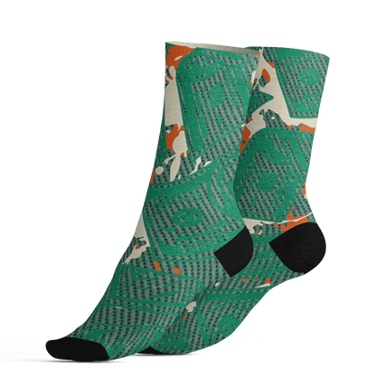 Nina CN Abney 3s Socks Match Money Motive BER 3D All-Over Print - NastyJamz