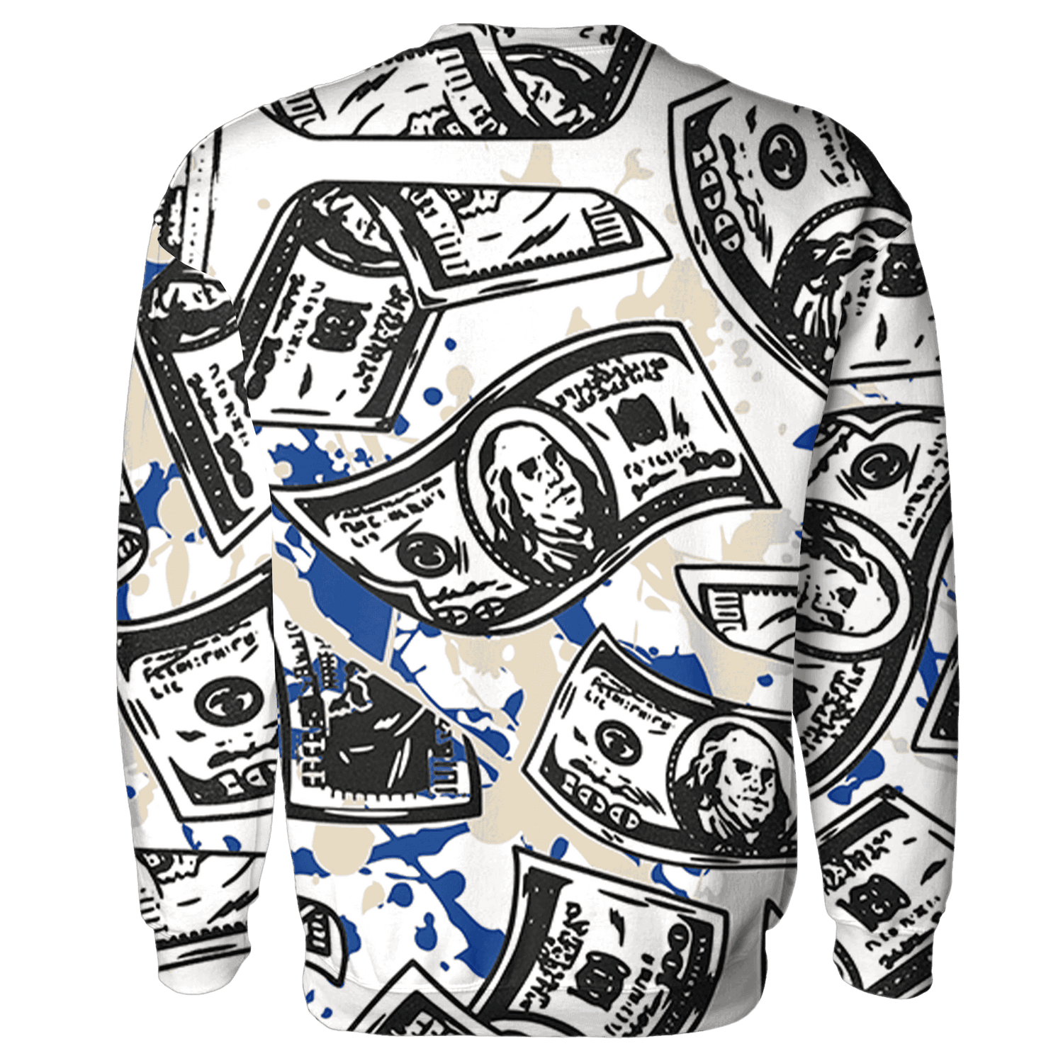 Quaiii 54 3s Sweatshirt Match Money Motive BER 3D All-Over Print - NastyJamz