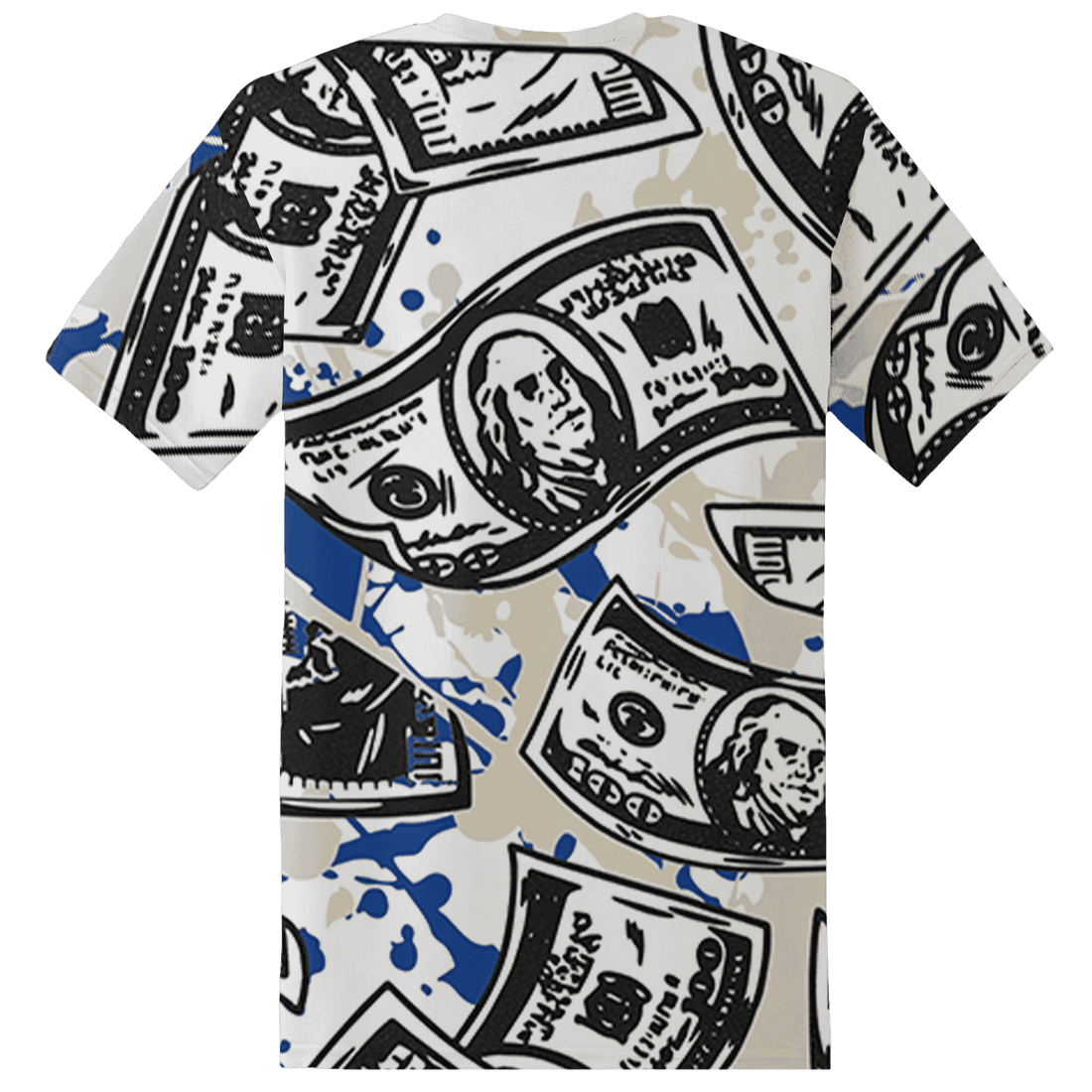 Quaiii 54 3s T Shirt Match Money Motive BER 3D All-Over Print - NastyJamz