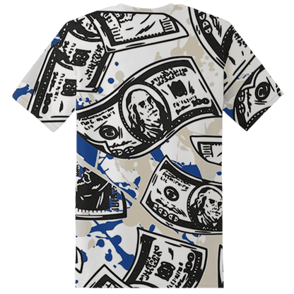 Quaiii 54 3s T Shirt Match Money Motive BER 3D All-Over Print - NastyJamz